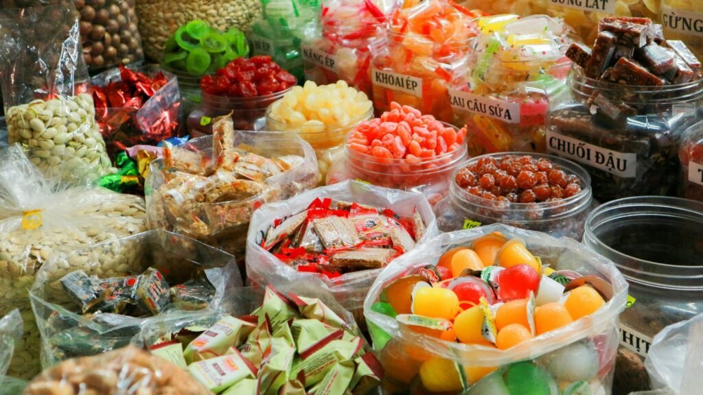 Different kinds of Filipino foods spread out